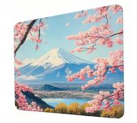 Tappetino Mouse Gaming, Tappetino Mouse Monte Fuji, Migliora Precisione e Velocità, Presa Stabile su Superfici Lisce, Mouse Pad Portatile 260 x 210 mm per Ufficio, Gaming e Laptop, Giappone(2) J0-304