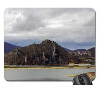 Tappetino Mouse Gaming, Tora Castel Di Tora Lake Turano Lazio Italy Rieti Tappetino Mouse Pad Bordi Cuciti Tappetino Da Gaming Antiscivolo Tappetino Per Il Mouse Da Gioco Per Gaming 25X30Cm