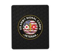 Tappetino Mouse Gaming, Us Army Signal Corps Veteran Tappetino per Mouse Antisfilacciamento Tappetini Mouse Ergonomico Tappetino Mouse per Ufficio Mouse 25X30Cm