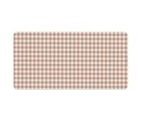 Tappetino Mouse Gaming XXL 1000 x 500 mm Tappetino Antiscivolo Sottomano Da Scrivania Per Mouse e Tastiera, Con Base In Gomma Antiscivolo, Lavabile, Mouse Pad Nord Europa Griglia, Regalo per Uomo L-37