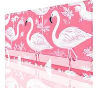 Tappetino Mouse Gaming XXL 1000x500x3mm, Tappetino Mouse Rosa Design con Bordi Cuciti, Animale Mouse Pad Gaming Accessori per Migliora Precisione e Velocità, Extended Keyboard Pad per Scrivania,o-99