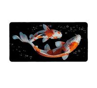 Tappetino Mouse Gaming XXL 1600 x 800 mm Tappetino Antiscivolo Sottomano Da Scrivania Per Mouse e Tastiera, Con Base In Gomma Antiscivolo, Lavabile, Mouse Pad Il pesce, Regalo per Uomo L-613