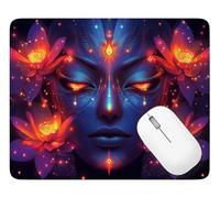 Tappetino Mouse Gaming zen Tappetino per Mouse Piccolo 300 x 250 mm, Q-4131 | Sottomano Scrivania con Base in Gomma Antiscivolo, Sogno Mousepad impermeabile, per PC, Laptop Ufficio Accessori Gaming