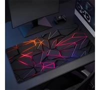 Tappetino Mouse Geometria solida 700x300mm, Gaming mouse Pad XXL con Base Antiscivolo, Aderente e Liscio, Migliora la Precisione e la Velocità, Mousepad xxl Lavabile per Mouse Tastiera gaming