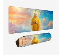 Tappetino Mouse Giallo Tappetino Scrivania, Mouse Pad zen Tappeto Mouse, Impermeabile Mousepad XXL 1400x600, con Bordi Cuciti, Antiscivolo, Migliora Precisione e Velocità, Accessori Gaming H2-548