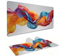 Tappetino Mouse Gioco, XXL 1000 x 500 mm Grande Mouse Pad, Tappetino Scrivania con Base in Gomma Antiscivolo, Mousepad con Bordi Cuciti per Computer, PC, Laptop, Regalo per Uomo (Colore astratto) g-69