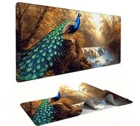 Tappetino Mouse Gioco, XXL 800 x 400 mm Grande Mouse Pad, Tappetino Scrivania con Base in Gomma Antiscivolo, Mousepad con Bordi Cuciti per Computer, PC, Laptop, Regalo per Uomo (Cascata Pawn) g-935