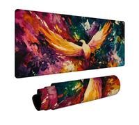 Tappetino Mouse Graffiti, Colore Gaming Tappetino Mouse XXL 1000x500x3mm, Sottomano Scrivania con Base In Gomma Antiscivolo, Accessori per Computer, Mouse Pad con Bordi Cuciti, per Ufficio PC B-9180