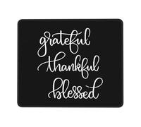 Tappetino Mouse Grateful Thankful Blessed Mouse Pad Superficie Antipolvere Mousepad Gaming Accessori Gaming per Pc E Laptop Computer Casa M