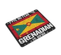 Tappetino Mouse Grenada Flag Have No Fear The Grenadian Accessori Gaming Soft Mouse Pad Resistente agli Schizzi Tappetino per Mouse per Ufficio Essenziale per Ufficio Pc E Laptop XL
