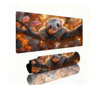 Tappetino Mouse Grigio Tappetino Mouse Gaming Pigrizia 1200x600x3mm, Desk Mat con Base in Gomma Antiscivolo, Superficie Speciale, Migliora la Precisione, Tappeto Gaming per Computer, PC, Laptop 0B-97