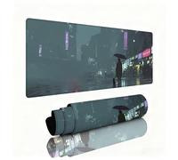 Tappetino Mouse Grigio Tappeto Scrivania 1000x500x3mm Tappetino Mouse Gaming Città Mousepad Esteso Durevole Base In Gomma Impermeabile e Antiscivolo Accessori per Computer, Proteggi Scrivania W1-207