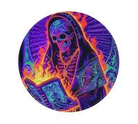 Tappetino Mouse Grim Reaper Jesus Virgin Mary Guadalupe Trippy Mousepad