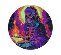 Tappetino Mouse Grim Reaper Trippy Jesus Virgin Mary Guadalupe Mousemat
