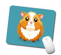 Tappetino Mouse, Guinea Pig Cute Superficie Liscia Mouse Pad Antisfilacciamento Mousepad per Tastiera Ufficio Casa 25X30cm