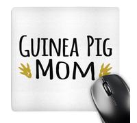 Tappetino Mouse, Guinea Pig Mom Lavabile Tappetino per Mouse Antiscivolo Tappetino da Gaming per Gamers Ufficio Tastiera 25X30cm