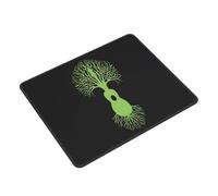 Tappetino Mouse Guitar Tree Music Black Mouse Pad Base Antiscivolo Accessori Gaming Superficie Antipolvere Tappetino per Mouse per Pc E Laptop Ufficio Computer XL