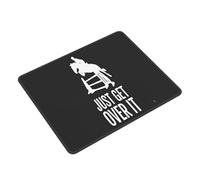 Tappetino Mouse Horse Horseback Just Get Over It Accessori Gaming Portatile Mouse Pad Base Antiscivolo Tappetino per Mouse per Essenziale per Ufficio Pc E Laptop Casa L