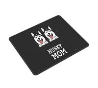 Tappetino Mouse Husky Mom Tappetini Base Antiscivolo Accessori Gaming Resistente agli Schizzi Tappetino per Mouse per Casa Ufficio Pc E Laptop M