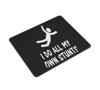 Tappetino Mouse I Do all My Own Stunts Black Tappetino per Mouse Soft Mousepad Resistente agli Schizzi Tappetini per Casa Computer Essenziale per Ufficio XL