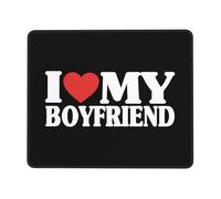 Tappetino Mouse I Love My Boyfriend Accessori Gaming Soft Tappetino per Mouse Gaming Mouse Pad per Pc E Laptop Computer Essenziale per Ufficio L