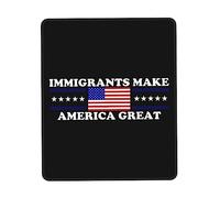 Tappetino Mouse Immigrants Make America Great Mouse Pad Uso Prolungato Tappetino Scrivania Multifunzione Mousepad per Laptop Ufficio Computer 25X30CM