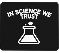 Tappetino Mouse in Science We Trust Tappetini Soft Mousepad Resistente agli Schizzi Tappetino per Mouse per Essenziale per Ufficio Ufficio Casa M