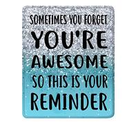 Tappetino Mouse Inspirational Quote Sometimes You Forget You’Re Awesome So This Is Your Reminder 25X30Cm Soffice Tappetino Mouse Piccolo Bordo Cucito Tappetino per Ufficio Laptop
