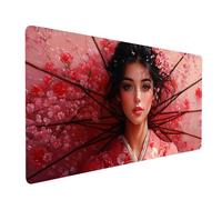 Tappetino Mouse Inverno Tappetino Scrivania 100 x 50 x 0.3 CM Tramonto Mousepad Bordi Cuciti Migliorare la Precisione e la Velocità, Decorare Sottomano Scrivania per Ufficio Casa Gaming model-1919