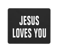 Tappetino Mouse Jesus Love You Mouse Pad Resistente agli Schizzi Accessori Gaming Portatile Tappetini per Pc E Laptop Casa Ufficio S