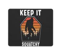 Tappetino Mouse Keep It Squatchy Bigfoot Tappetini Resistente agli Schizzi Mousepad Base Antiscivolo Accessori Gaming per Casa Ufficio Essenziale per Ufficio M