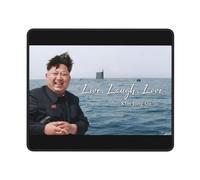 Tappetino Mouse Kim Jong Un Flag Live Laugh Love Quote Tappetino per Mouse Resistente agli Schizzi Mouse Pad Gaming Accessori Gaming per Computer Essenziale per Ufficio Pc E Laptop L