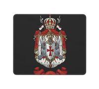 Tappetino Mouse Knights Templar Coat_of_Arms Tappetini Resistente agli Schizzi Mousepad Soft Accessori Gaming per Essenziale per Ufficio Ufficio Pc E Laptop L