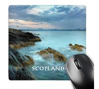 Tappetino Mouse, Lighthouse On The Lochs of Scotland Pratica Tappetini per Il Mouse Antisfilacciamento Tappetino da Gaming per Laptop Ufficio Notebook 25X30cm