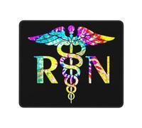 Tappetino Mouse Lovely RN Registered Nurse Mousepad Resistente agli Schizzi Tappetino per Mouse Base Antiscivolo Mouse Pad per Casa Essenziale per Ufficio Pc E Laptop L