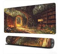 Tappetino Mouse Magia, Cabina Tappetino Mouse 1200x600 mm Mousepad Gaming, Computer Sottomano Scrivania Superficie con Base in Gomma Antiscivolo Bordi Cuciti per Tastiera, Gaming, Portatile, Model178