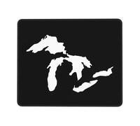 Tappetino Mouse Michigan The Great Lakes State Accessori Gaming Soft Tappetino per Mouse Base Antiscivolo Mousepad per Essenziale per Ufficio Computer Pc E Laptop M