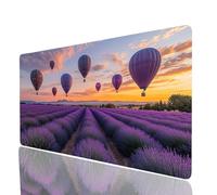 Tappetino Mouse Mongolfiera Tappetino Mouse xxl 100x50x0.3cm, Mousepad Paesaggio Cucire i Bordi Migliorare la Precisione e la Velocità, Mousepad per Scrivania Gaming Tastiera Pc Portatile JXL-2866