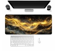 Tappetino Mouse Montagna d'oro 1200x600mm, Gaming mouse Pad XXL con Base Antiscivolo, Aderente e Liscio, Migliora la Precisione e la Velocità, Mousepad xxl Lavabile per Mouse Tastiera gaming