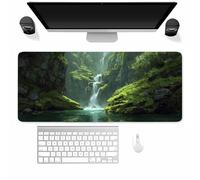 Tappetino Mouse Montagna Verde 900x300mm, Gaming mouse Pad XXL con Base Antiscivolo, Aderente e Liscio, Migliora la Precisione e la Velocità, Mousepad xxl Lavabile per Mouse Tastiera gaming