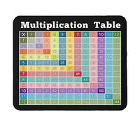 Tappetino Mouse Multiplication Table Tappetino Scrivania 10x12in