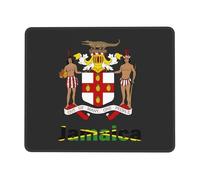 Tappetino Mouse National Emblem Jamaica Jamaican Mousepad Soft Accessori Gaming Base Antiscivolo Tappetino per Mouse per Ufficio Essenziale per Ufficio Pc E Laptop M