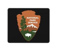 Tappetino Mouse National Park Service Mouse Pad Multifunzione Tappetino Scrivania Impermeabile Mousepad per Ufficio Laptop Computer 25X30CM