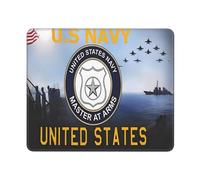 Tappetino Mouse Navy Master At Arms Tappetini Soft Mousepad Gaming Tappetino per Mouse per Computer Casa Ufficio L