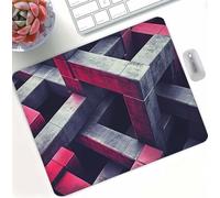 Tappetino Mouse Nero Architettura, Tappetino Mouse Piccolo 32 x 26 cm, Tracciamento di Precisione, Superficie in Tessuto Resistente, Pratica e Facile da Pulire per Ufficio, Gaming e Laptop d0d-82