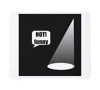 Tappetino Mouse Not Funny Tappetino per Mouse Resistente agli Schizzi Tappetini Base Antiscivolo Accessori Gaming per Casa Ufficio Pc E Laptop M