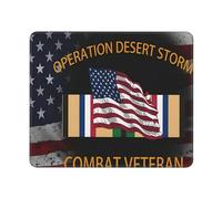 Tappetino Mouse Operation Desert Storm Combat Veteran Heavy Duty Tappetini Resistente agli Schizzi Accessori Gaming Gaming Tappetino per Mouse per Pc E Laptop Casa Ufficio L
