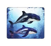 Tappetino Mouse Orca Killer Whale Lavabile Tappetino per Mouse Gaming Durevole Mousepad per Laptop Ufficio Mac 10X12In