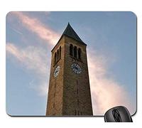Tappetino Mouse Pad, Cornell The Bell Tower Tower Landmark Tappetini per Il Mouse Bordi Cuciti Tappeto Mouse Personalizzato Gaming Pad per Casa Ufficio 25X30Cm