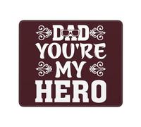 Tappetino Mouse Pad, Dad You Re My Hero Tappetino Per Mouse Antisfilacciamento Tappeto Mouse Multifunzionale Tappetino Per Il Mouse Da Gioco Per Computer Gamers 25X30Cm